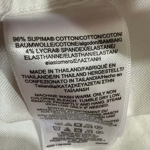 Brooks Brothers Regular Fit Non-Iron Supima Cotton Dress Shirt - Size 17.5-33 - Picture 9 of 9
